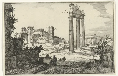 Tempio di Castore e Polluce e la basilica di Costantino