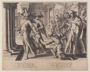 Allegoria della giustizia, tavola 11 da Troni di giustizia (Thronus Iustitiae)
