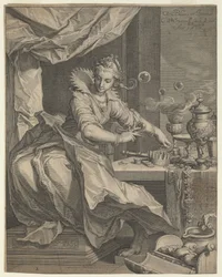 Allegoria della ricchezza e del lusso, 1611