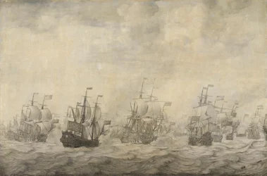 Episodio della Battaglia dei Quattro Giorni, 11-14 giugno 1666, della Seconda Guerra Anglo-Olandese