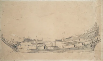 Ritratto di una fregata olandese, c.1655