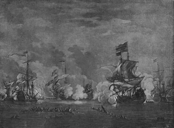 Sir Edward Spragge e Cornelius Tromp, fine XVII secolo