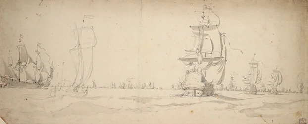 Navi olandesi che corrono verso la flotta principale, maggio? 1672, c.1672