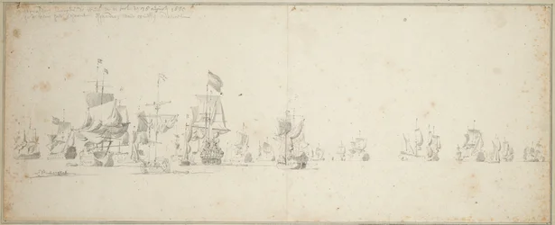 Lo squadrone della Frisia al largo della costa della Scozia