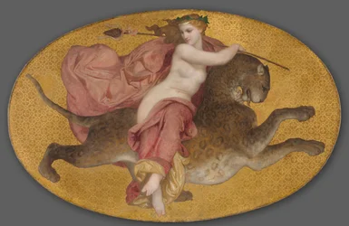 Baccante su una pantera