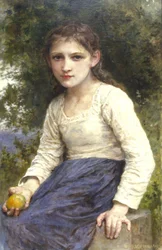 Ragazza con una mela, 1905