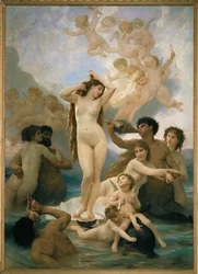 La nascita di Venere (dipinto su tela)
