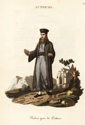 Sacerdote greco-ortodosso di Cattaro, Montenegro