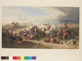 Il campo di Prestonpans, inciso da Mouilleron