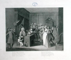 La giustizia trionfa, inciso da Thomas Cook (1744-1818)