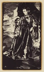 Illustrazione per Memorie di un uomo di caccia alla volpe di Siegfried Sassoon (xilografia)