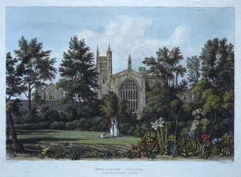 Winchester College dal Giardino del Guardiano, da 
