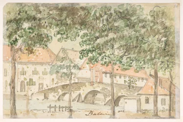 Batavia, da un Album di 372 disegni di paesaggi, coste, costumi e vita quotidiana realizzati durante l