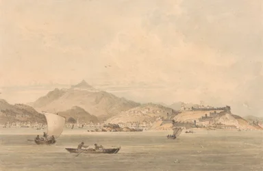 Una vista della costa della Cina