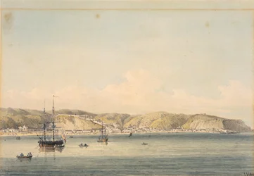 La città di Valparaiso sulla costa del Cile
