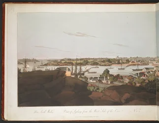 Vista da Sydney del lato ovest della baia