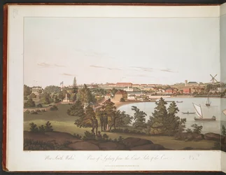 Veduta di Sydney dal lato est della baia