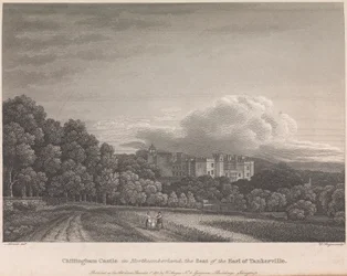 Castello di Chillingham nel Northumberland, la sede del conte di Tankerville (pubblicato da W. Angus): Tavola 62; pagina 62 (Volume Uno)