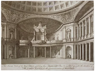 Interno del Pantheon, Oxford Street, Westminster, Londra