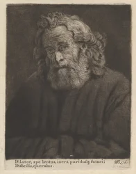Vecchio con una lunga barba, 1761