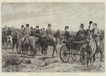 Schizzi di Caccia, un Incontro del Quorn ad Ashby Folville