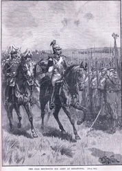 Lo zar che rivede il suo esercito a Sebastopoli 1856 d.C.