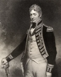 Sir Thomas Troubridge, 1° Barone, inciso da W. Holl, da 