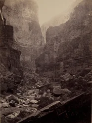 Canyon di Kanab Wash, fiume Colorado, guardando a nord