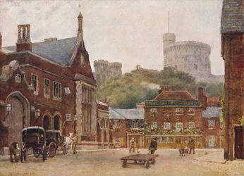 La Torre Rotonda e la Stazione Ferroviaria Sud-Occidentale, c. 1900