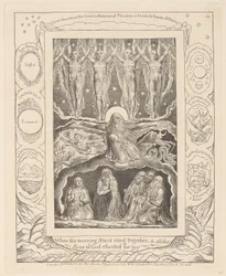 Libro di Giobbe, Tavola 14, Quando le Stelle del Mattino Cantavano Insieme