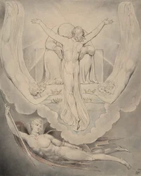 Illustrazione 3 per il "Paradiso Perduto" di Milton: Cristo offre di redimere l