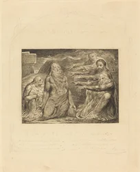 Giobbe rimproverato dai suoi amici, 1825