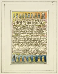 Giovedì Santo: tavola 18 da Songs of Innocence and of Experience (copia R) c.1802-08