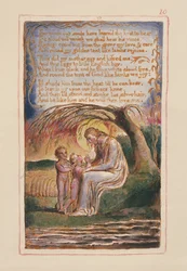 P.125-1950.pt10 Il piccolo ragazzo nero (continua): tavola 10 da Songs of Innocence and of Experience (copia AA), ca. 1815-26