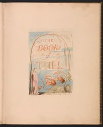 Il Libro di Thel, Tavola 2, Pagina del Titolo