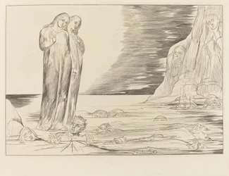 Il Cerchio dei Traditori; Il Piede di Dante Colpisce Bocca degli Abbate