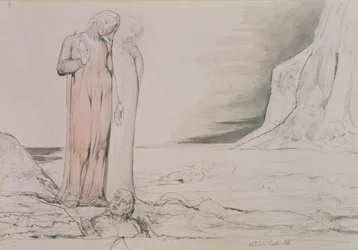 Il cerchio dei traditori, illustrazione dal Canto 32 dell