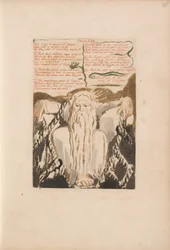 Il primo libro di Urizen, Tavola 27, Vissero un periodo di anni.... (Bentley 28)