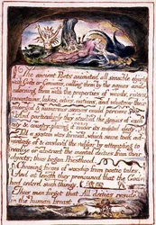 "I poeti antichi...", illustrazione e testo da 