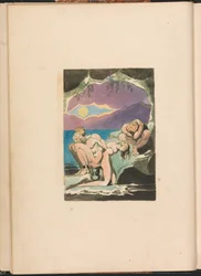 Visioni delle Figlie di Albion, Tavola 1, Frontespizio