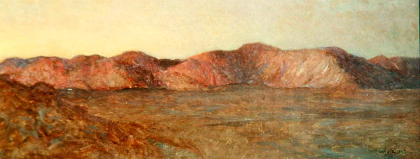 Deserto di El Kab, crepuscolo
