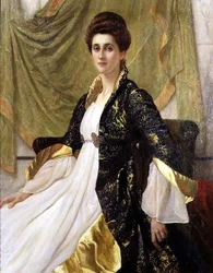 Ritratto di Mrs Ernest Moon, nata Emma de Villiers Lamb, c.1888