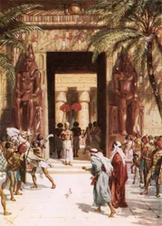 Mosè e Aronne davanti al Faraone