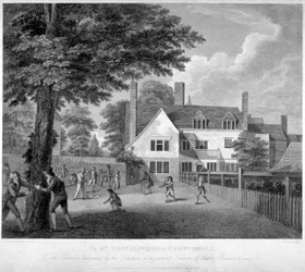 La scuola libera di grammatica di Camberwell, Camberwell, Londra, 1795