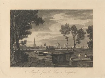 Abingdon dalla Navigazione del Tamigi