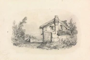 Cottage in un paesaggio