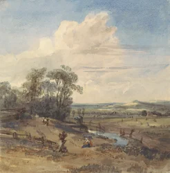 Paesaggio dopo Wynants (nel Louvre)