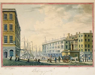 Mercato di Billingsgate, Londra, 1799