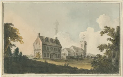 Chiesa di Edingale: acquerello, c.1790