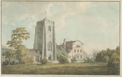 Abbazia di Ranton: acquerello, fine XVIII secolo